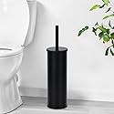 Deep & Sturdy Toilet Bowl Brush with Holder - Durable Scrubbing - Toilet Cleaners - Household Essentials - Silicone Brush - Bathroom Cleaner