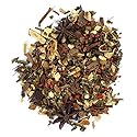 Zesty Tulsi Herbal Loose Leaf Tea Pouches - 16oz | Holy Basil Kadha Blend with Ginger Peppercorn & Spices | Caffeine-Free Herbal Infusion | Serve Hot