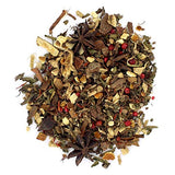 Zesty Tulsi Herbal Loose Leaf Tea Pouches - 16oz | Holy Basil Kadha Blend with Ginger Peppercorn & Spices | Caffeine-Free Herbal Infusion | Serve Hot