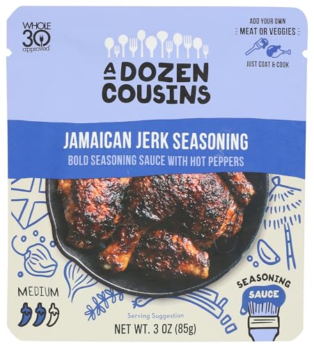 A Dozen Cousins Jamaican Jerk Seasoning Sauce, 3 OZ