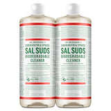 Dr. Bronner's Sal Suds Biodegradable Cleaner (32 Ounce, 2-Pack) - All-Purpose Mop Detergent for Floors, Kitchen & Bathroom, Multi-Surface Household