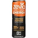 ZEVIA, DRINK, ENERGY, MANGO GINGER - Pack of 12