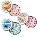 Sour Drops - Small Batch Fruit Sours - Tangerine, Watermelon, Blue Raspberry - No Artificial Dyes, Vegan & Gluten Free - 3 Gift Tins (100g Each)