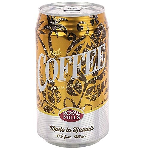 [Pack of 12] Royal Mills Variety Pack (Iced Cappuccino, Mocha, Iced Coffee) Made in Hawaii - 11 Fl Oz
