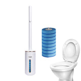 ZAGARO Toilet Brush and Holder | No Contact Toilet Bowl Cleaner Brush - Pleasant Fragrance Toilet Cleaning Brush Scented Toilet Brush for Hotel