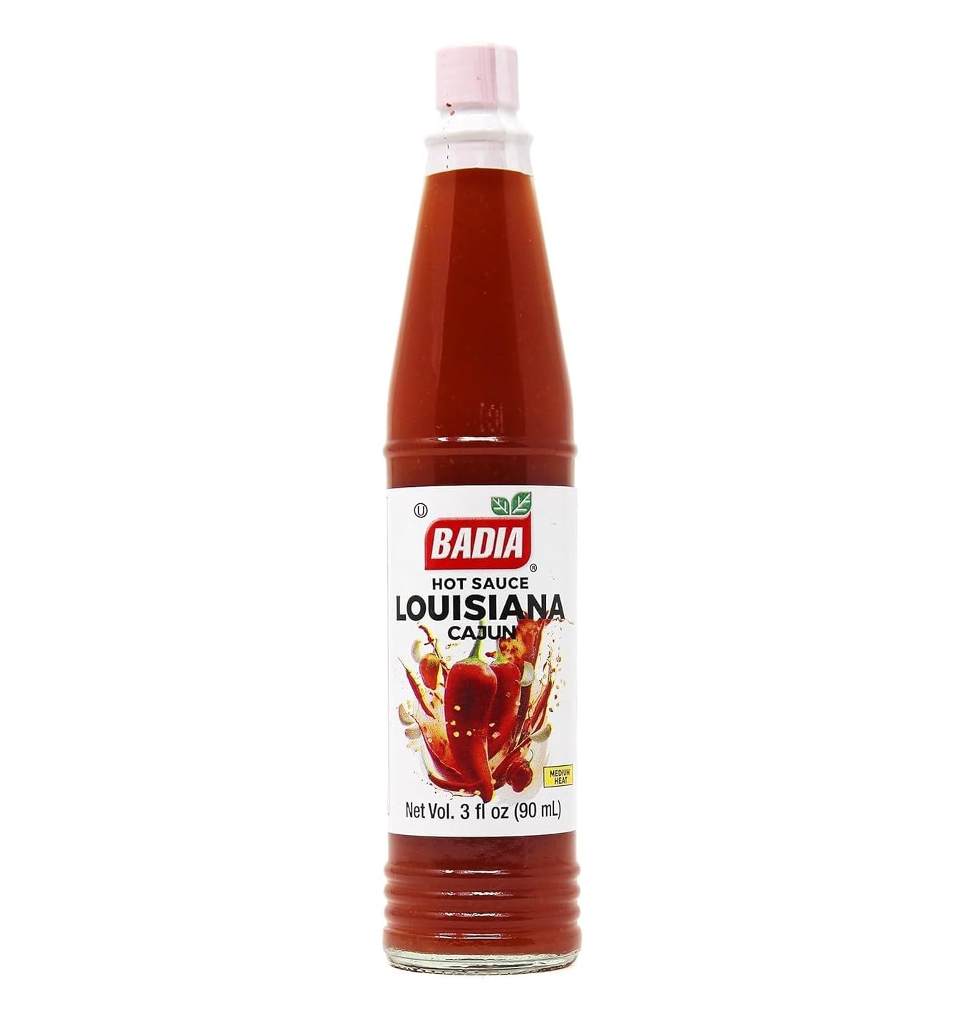 Badia Louisiana Cajun Hot Sauce, 3 fl oz - Bold Cajun Flavor with Tangy Medium Heat