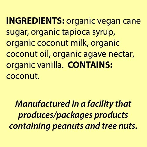 AvenueSweets - Handcrafted Organic Dairy Free Vegan Individually Wrapped Soft Caramels - 1 lb Box - Vanilla
