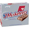 3 MUSKETEERS Milk Chocolate Candy Bars - Full Size Chocolate Bars, 3.28 oz Candy Bar (Pack of 24) Bulk Box