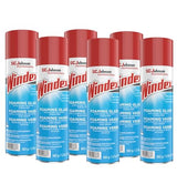 SC Johnson Professional Windex Foaming Glass Cleaner, Fresh, 20 oz Aerosol Spray, 6/Carton (333813)