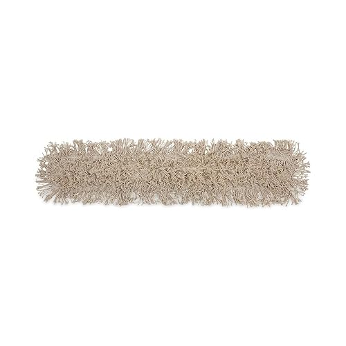 Boardwalk BWK1036 36 in. x 3 in. Cotton Dust Mop Head - White