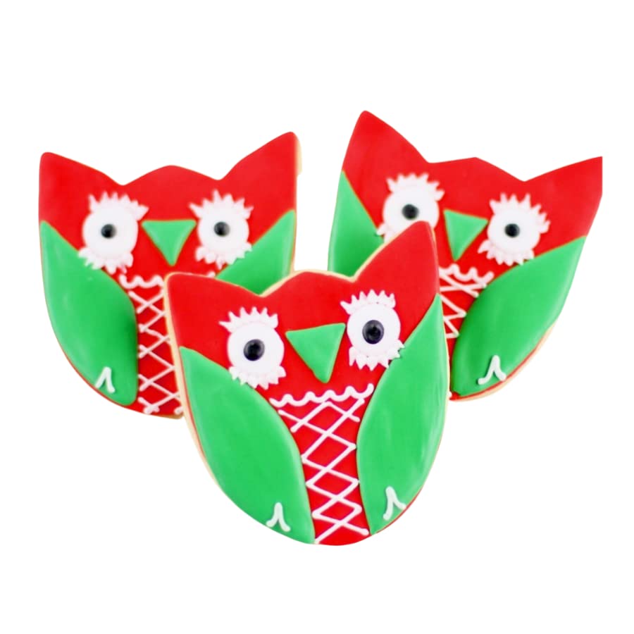 ½ Dz. Winter Owl Cookies! Woodland Themed Shower Birthday Party Favors or Gift!