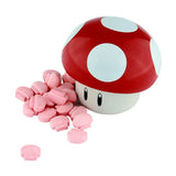 Super Mario Bros Mushroom Sour Candy. One (1) Mushroom Collectible Mushroom Tin. Sour Cherry or Green Mushroom Shaped Candies 1 RANDOM TIN PER ORDER