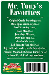Tony Chachere’s Cajun Gift Set - Multiple Varieties of Seasonings & Spices - Great Idea for Cooks and Food Lovers (Gift Set, Mr. Tony's Favorite)