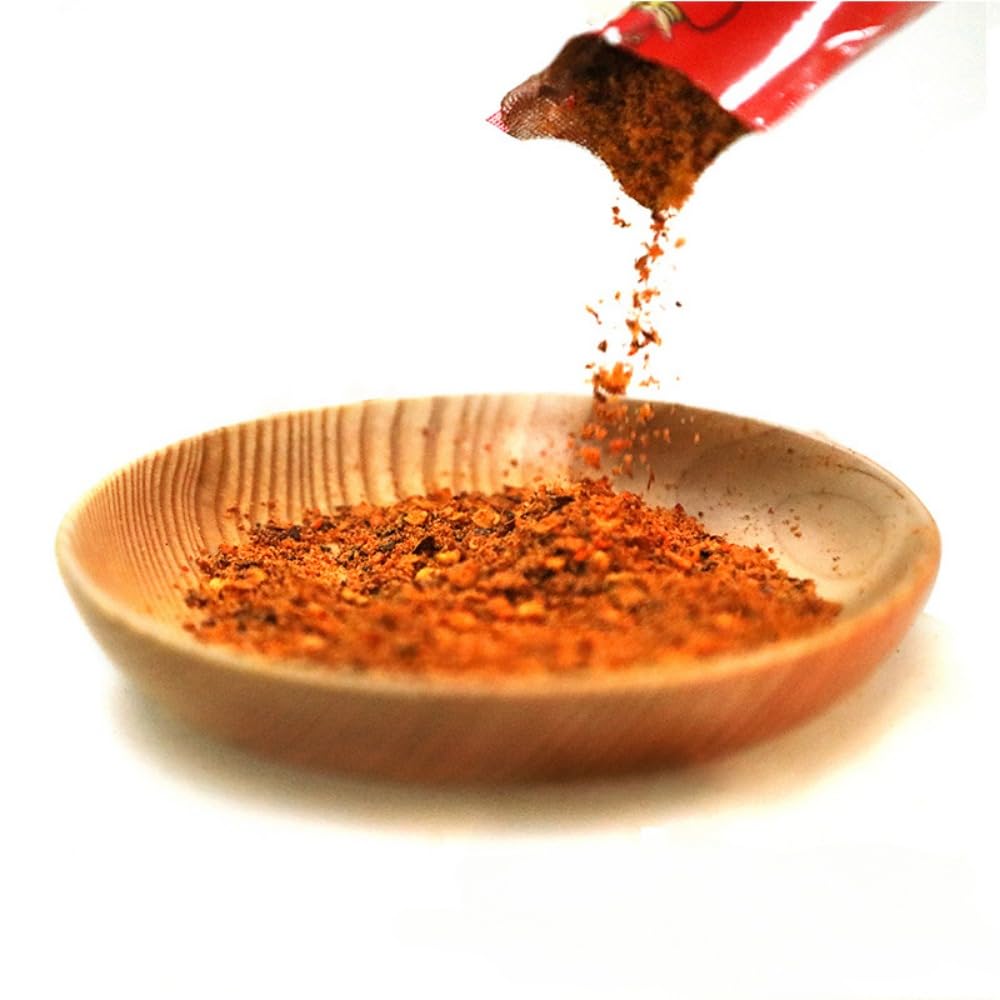 Zercumm Chili Powder 100G Spicy Hot Pot Skewers Dry Rack Sauce Dipping Barbecue Seasoning Seasoning Hot Pepper Noodles 10G/Pouch * 10
