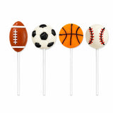 Sports Ball Candy Basketball, Football, Soccer, and Baseball, Individually Wrapped Sport Variety Pack (Sports Super Pack, 24-Pack)