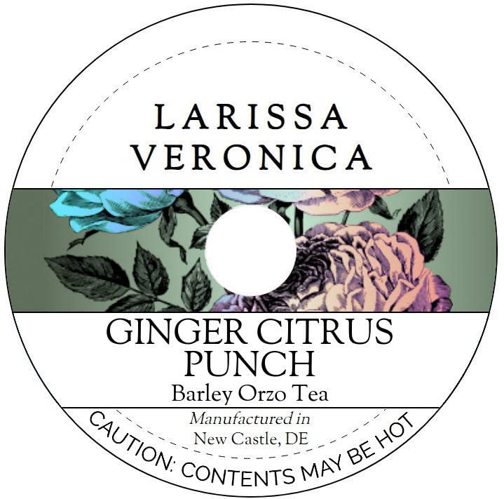 Ginger Citrus Punch Barley Orzo Tea (Single Serve K-Cup Pods) (12 pods, ZIN: 578325) - 3 Pack