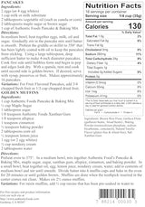 Authentic Foods Pancake & Baking Mix - 1.25lb
