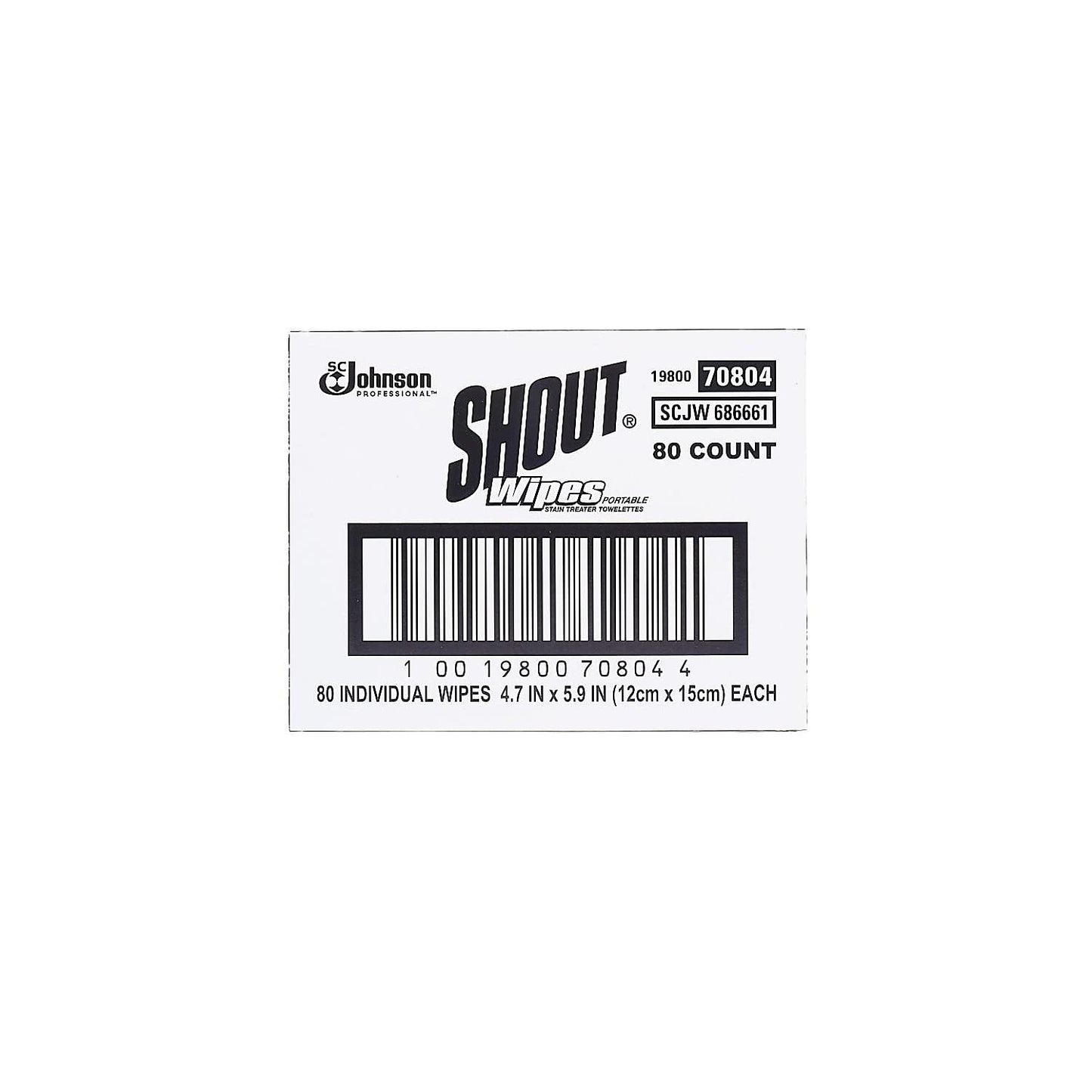 Shout Wipes (case of 80)