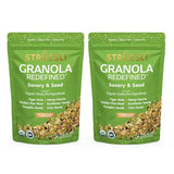 Struesli Savory & Seed Organic Granola, Nut, Grain & Gluten Free, Healthy Snacks with Pumpkin, Sunflower & Chia Seeds, Hemp Hearts, Flax, Tiger Nuts