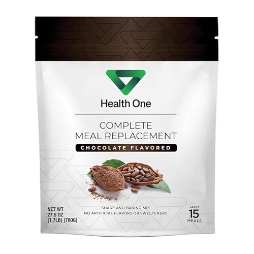 Health One Chocolate Meal Replacement Powder | High Protein with 20G Whey & 5G Fiber | GLP-1 Booster | Best for Lean Shakes for Weight Loss in Women