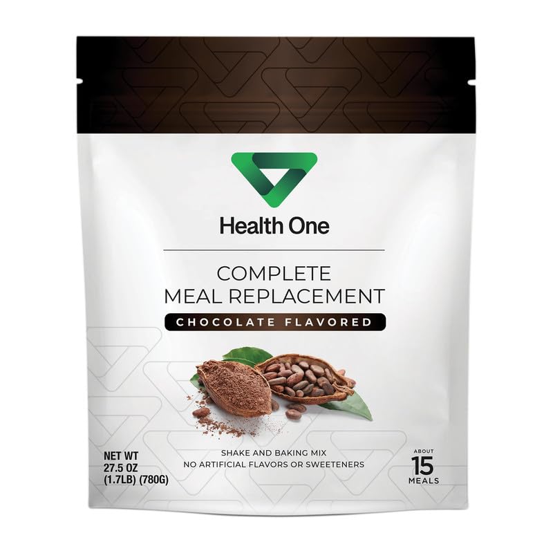 Health One Chocolate Meal Replacement Powder | High Protein with 20G Whey & 5G Fiber | GLP-1 Booster | Best for Lean Shakes for Weight Loss in Women