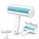 BuyDelux Pet Hair Remover Roller, Reusable Self-Cleaning Lint Roller for Dog & Cat Hair, Fur Removal for Furniture Couch Carpet Car Clothes & Bedding