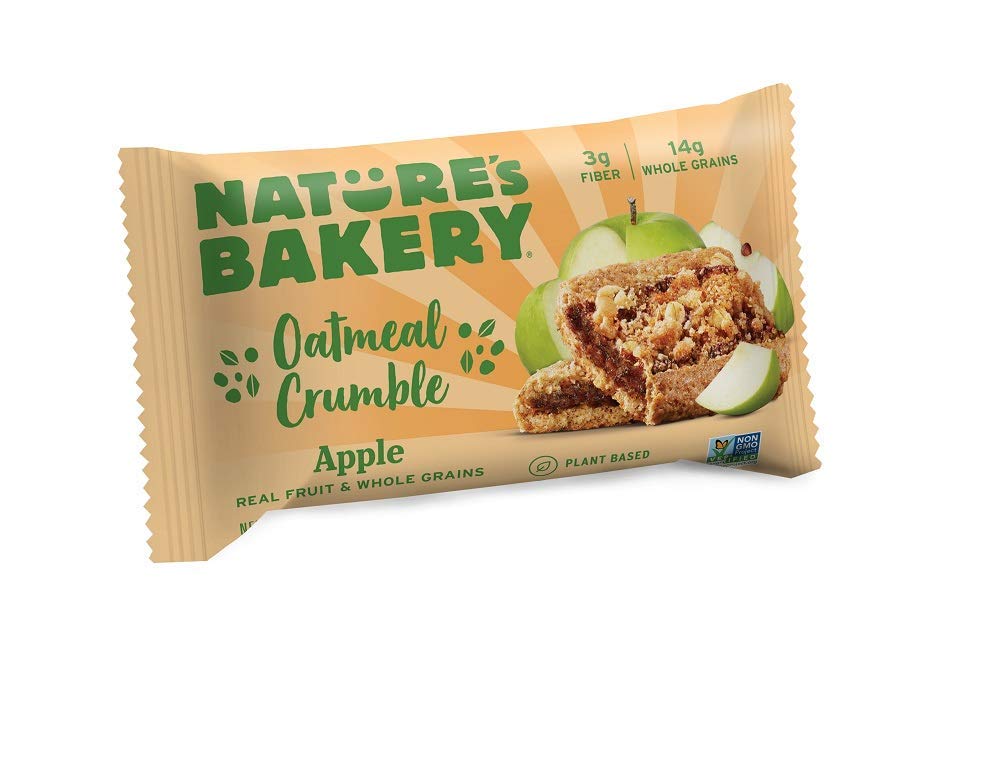 Oatmeal Crumble Snack Bar Variety Sampler Gift Box Apple & Strawberry 12ct 1.41oz Non-GMO Plant Based