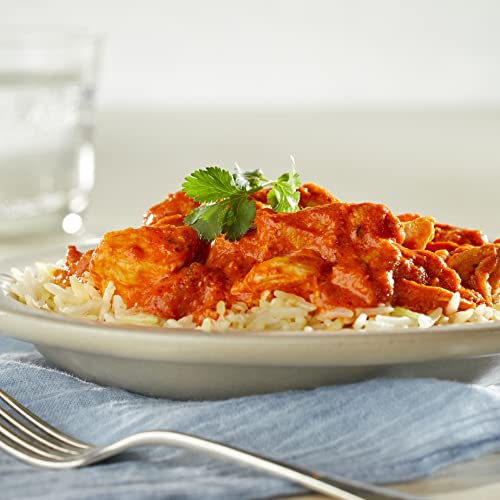 Amazon Brand, Aplenty Chicken Tikka Masala With Basmati Saffron Rice Frozen Box, 10 Oz