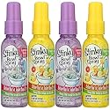 4 Pack of Poo Be Gone Stinky Bowl Toilet Perfume Spray, Lavender Vanilla and Fresh Citrus Scent Air Freshener Toilet Odor Inhibitor 1.85oz Bottles