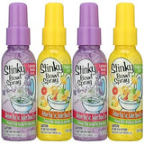 4 Pack of Poo Be Gone Stinky Bowl Toilet Perfume Spray, Lavender Vanilla and Fresh Citrus Scent Air Freshener Toilet Odor Inhibitor 1.85oz Bottles