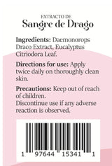 Sangre de Drago (or grado) - Dragon’s Blood - 30ml | Wildcrafted Croton Lechleri Sap from Amazon Rainforest (Ecuador) | Skin & Body Support.