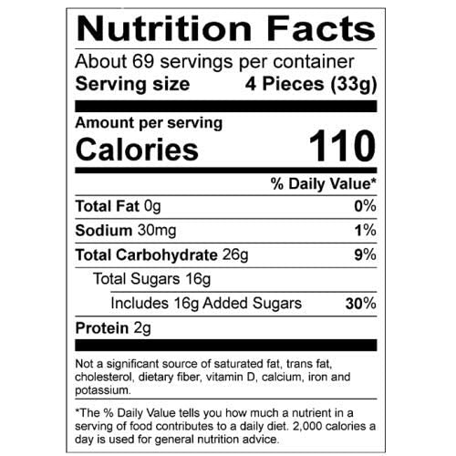 Trolli Peachie O's 5 lb. Bulk Bag