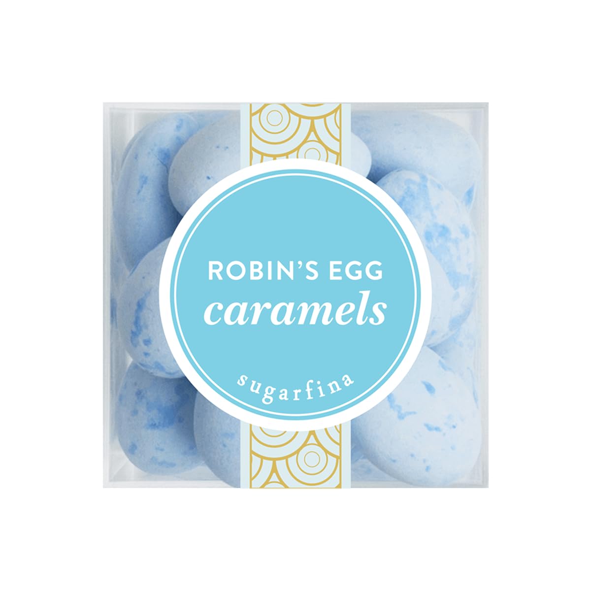 Sugarfina Robin's Egg Caramels Small Candy Cube, Dark Chocolate, 3.0 oz, 3 Count