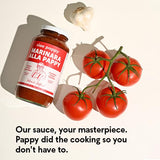 Ciao Pappy Marinara Classico Pasta Sauce - Authentic Italian Taste - Vegan Tomato Pasta Sauce w/ Garlic & Basil - Non-GMO - No Sugar Added - Low Carb