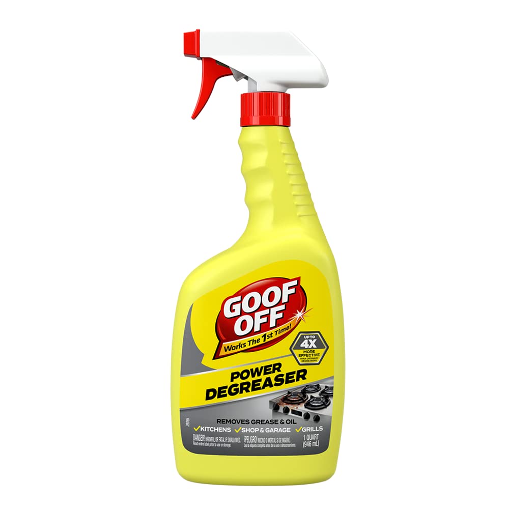 Goof Off Power Cleaner and Degreaser for Mechanics- 32 oz. Trigger Spray Bottle