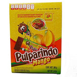 Authentic Sabores - Imported Mexican Pulparindo Hot and Salted Tamarind Pulp Candy With Mango Flavor 20ct. With 1ct. Pulparind Dots Tamarind Pulp