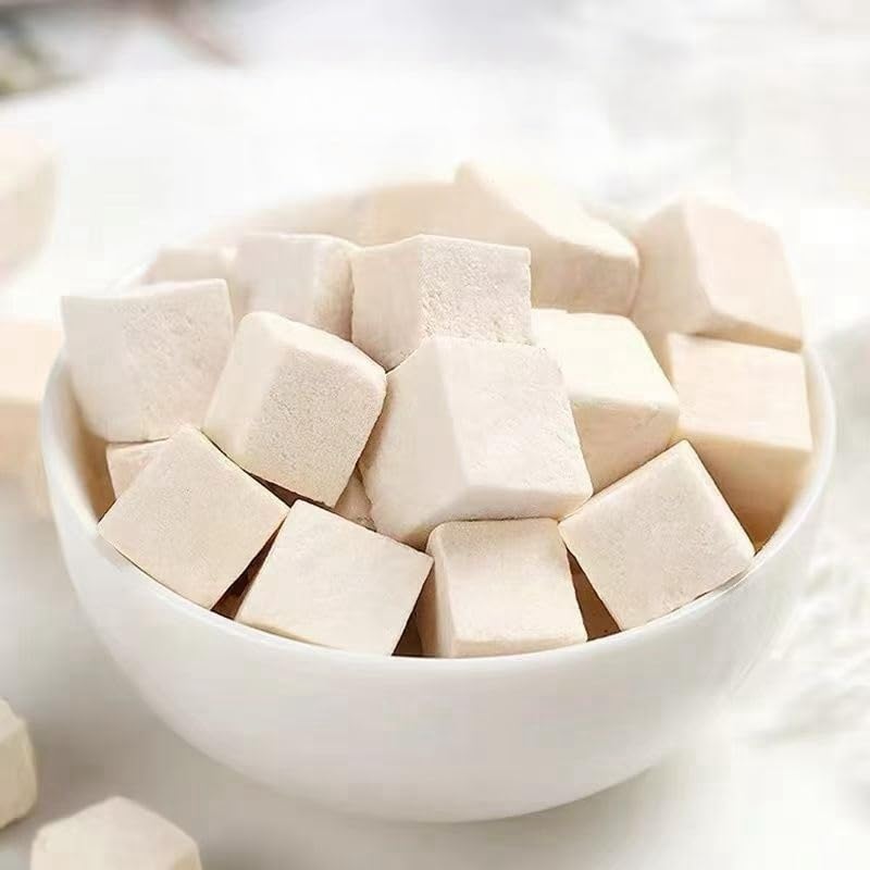 JINQI Dried Poria Cocos Fu Ling ?? ??? ?? 11.28oz/320g (5.64oz/160g*2) Poria Tea White Poria, Holiday Gifts, Tea Gifts, Can be Make Water/Make Soup