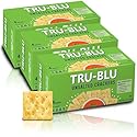 Tru Blu Unsalted Saltine | No artificial ingredients | No High Fructose Corn Syrup | Made in the USA | 16 Ounce (Pack of 3)