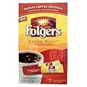 (3 Pack) Folgers Classic Roast Instant Coffee Crystals, 7-Count