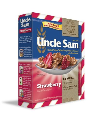 Uncle Sam Cereal with Strawberries, 10-Ounce Boxes (Pack of 6)