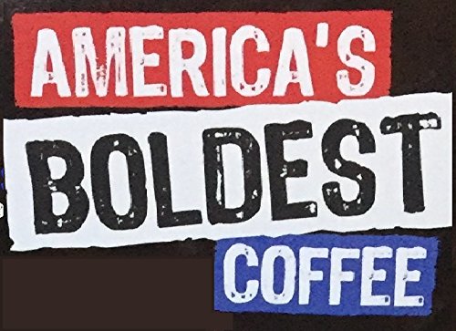 AMERICA'S BOLDEST COFFEE, Hand Crafted Gourmet Coffee Blend, Hand Packed Coffee Made In USA, Freshly Roasted Dark Roast, Strong Coffee, Best Bold