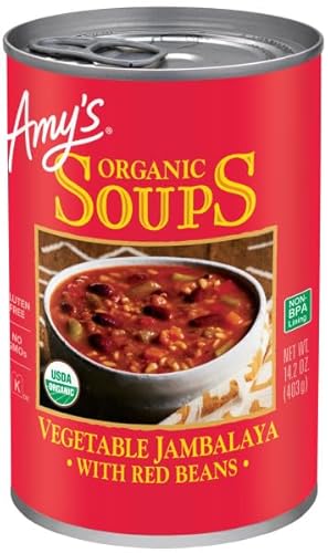 Amy's Soup, Organic Vegetable Jambalaya, 14.2 Oz