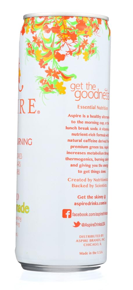 Aspire Drink Energy Mango Lemonade Single, 12 fl oz