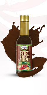 Kendel Spicy Sweet Ginger Sauce - Authentic Jamaican Ginger & Pepper Sauce, 142ml | Perfect for Sweet and Spicy Dishes, Marinades & Table Seasoning