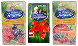 Babcia Jagoda Multi-Flavor Pack with Blackcurrant-Cranberry Tea (Herbatka Czarna Porzeczka-Zurawina), Multifruit Tea (Herbatka Wieloowocowa)