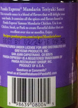 Panda Express MANDARIN TERIYAKI SAUCE 20.5oz. (Pack of 8)