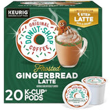 The Original Donut Shop One Step Latte, Frosted Gingerbread, Keurig Single Serve K-Cup Pods, 20 Count