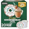 The Original Donut Shop One Step Latte, Frosted Gingerbread, Keurig Single Serve K-Cup Pods, 20 Count