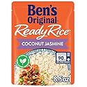 BEN'S ORIGINAL Ready Rice Coconut Jasmine Flavored Rice, Easy Dinner Side, 8.5 oz Pouch