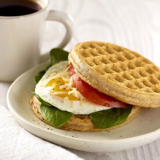 Kellogg Eggo Nutri Grain Wheat Waffles, 1.23 Ounce - 144 per case.